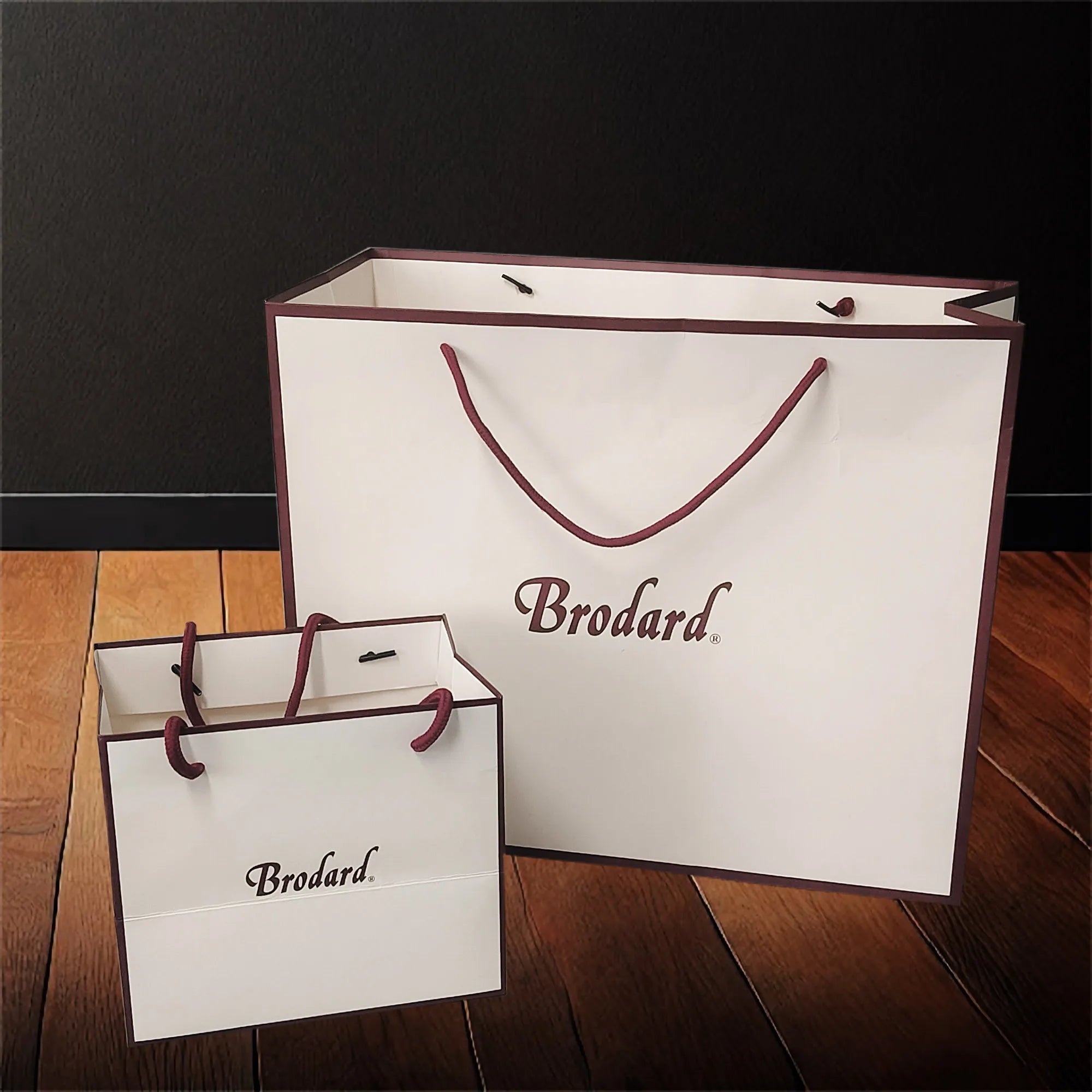Custom Luxury Ribbon Handle Promotion White Kraft Paper Bags Custom Logo Custom Color Disposable Anti-Humidity Greaseproof Food