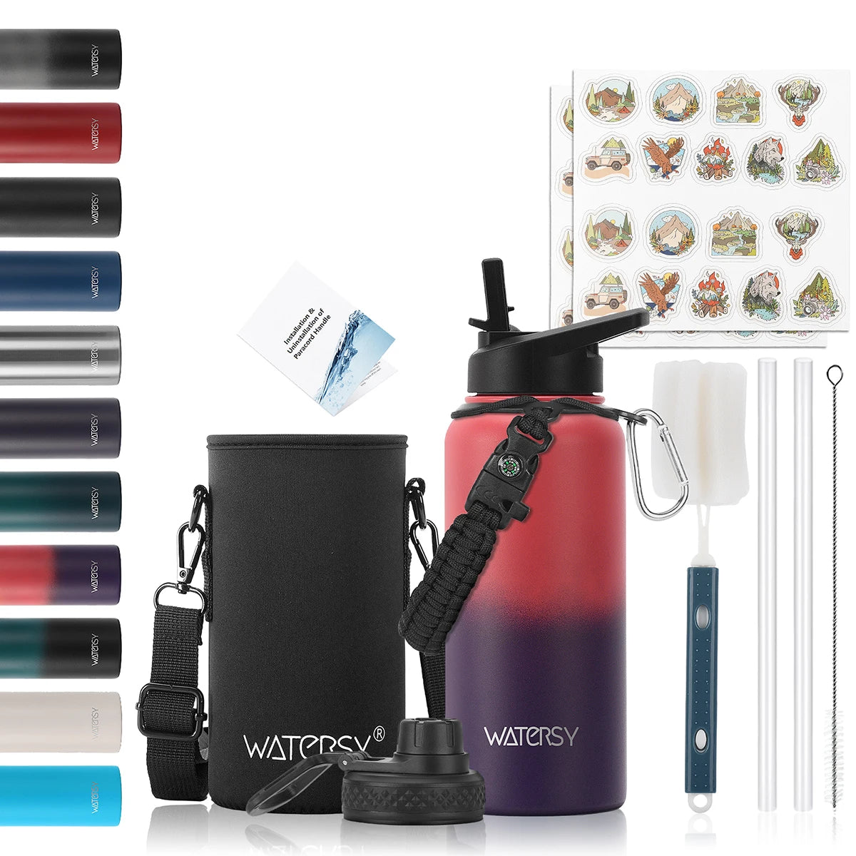 2026 Trending Giftware Product China Watersy Water Bottle Thermos with Large Capacity 32oz Double Wall SS304 Stainless Steel