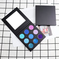 DIY 9 Pan Multi Reflective Shimmer Matte Glitter Pressed Pearls Eye Shadow Makeup Palette
