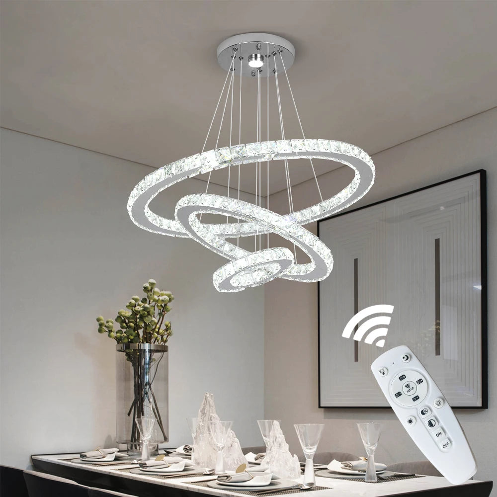 UK Warehouse Dropping Custom LED Home Decorative Lamps Crystal Chandeliers Illumination Apartment Engineering Lamparas