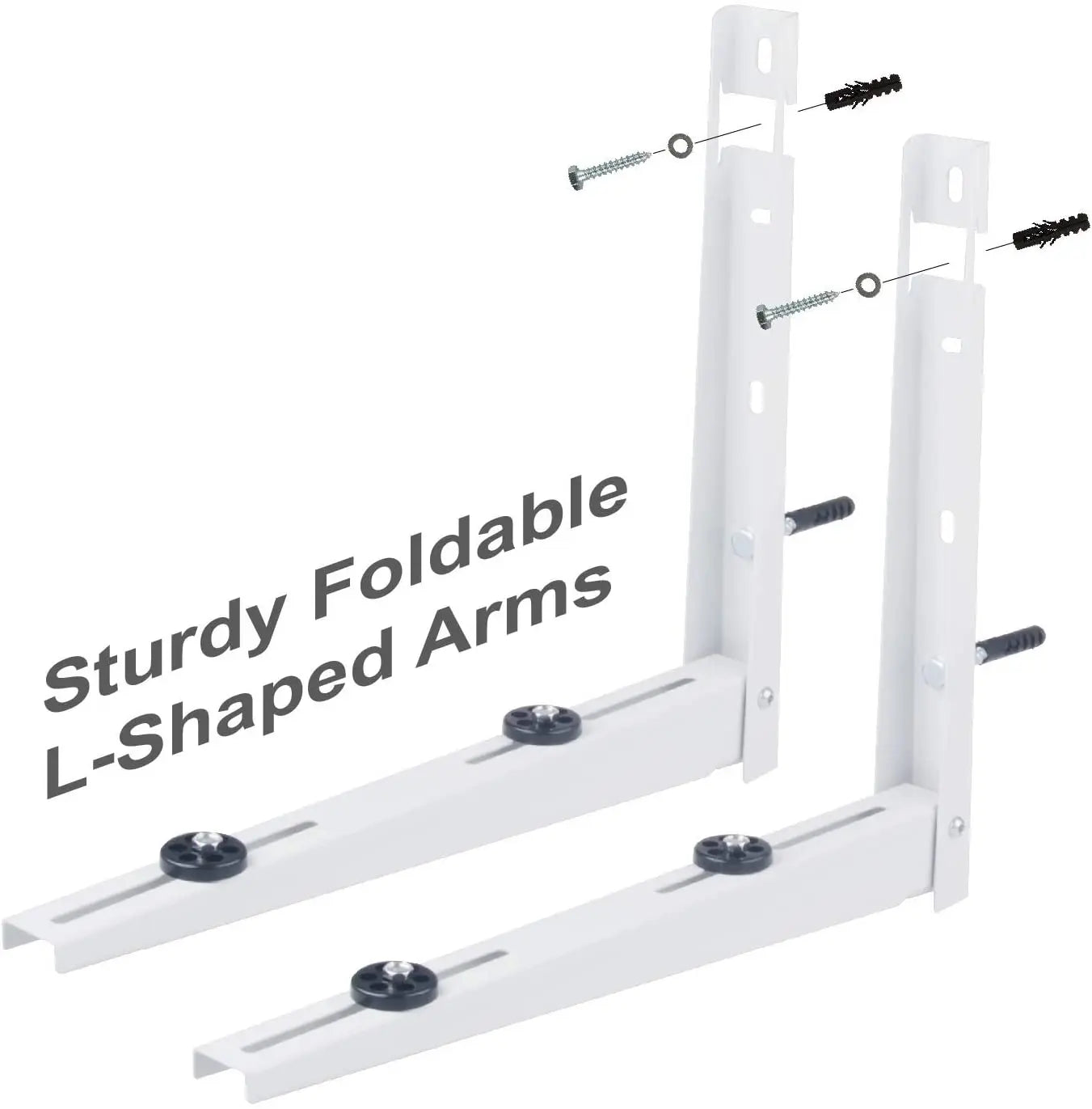 Heavy Duty Folding Mounting Adjustable Outdoor Support Split Mounting Stainless Steel Hvac Parts air Conditioner Bracket