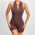 Women Backless Sports Romper Breathable Fast Dry Outdoor Sleeveless Gym Bodysuit Workout Yoga Jumpsuits