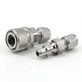 Swagelok Parker Type Stainless Steel 6000 Psig 1/4in NPT Full Flow Quick Connector Quick Couplings Fittings with Shut Off