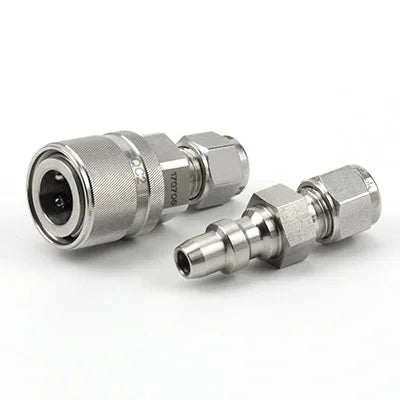 Swagelok Parker Type Stainless Steel 6000 Psig 1/4in NPT Full Flow Quick Connector Quick Couplings Fittings with Shut Off