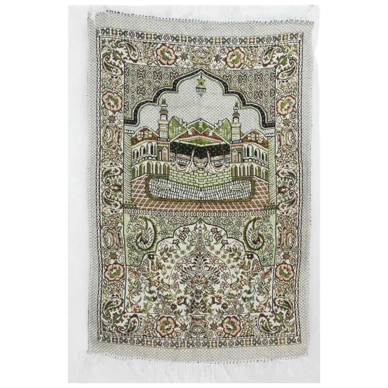 2022 New Design Cotton Muslim Prayer Mat Sajadah 110cm*70cm Lightweight Anti-Wrinkle Portable Islamic Gift for Adults
