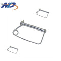 NLD 304 Stainless Steel  8*78 Black Zinc Quick Release Round Wire Pull Ring Catch and Spring D-Type Lock Pin