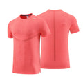 Wholesale Bright Color Summer Quick Dry Men Short Sleeves Pattern Train Shirts