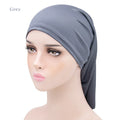 Long Muslim Milk Silk Scarf Cover Hat Indian Beanie Head Wrap Hijab Women Muslim Cap for Women