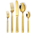 Creative Wedding Cutlery Stainless Steel Fork Knife Spoon Utensil Set Stainless Steel Gold Flatware Set