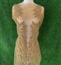 Designer Full Crystal Rhinestone Marquis ShapesBeautiful Shine  Beaded Mesh BridalEveningProm Applique