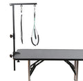 Height Adjustment 35.5" Dog Grooming Loop Noose Foldable Pet Grooming Table Arm With Clamp Pet Grooming Tool