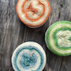 For 150g Rainbow Multicolor Soft Air Fancy Cotton Yarn Cake 75% Cotton 8% Merino 17% Acrylic Dyed Crochet Sweater Scarf