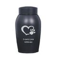Hot Selling Stainless Steel Pet Cremation Urn Multi-Color Printed Air Tight Memorial Urn for Cat & Dog Ashes
