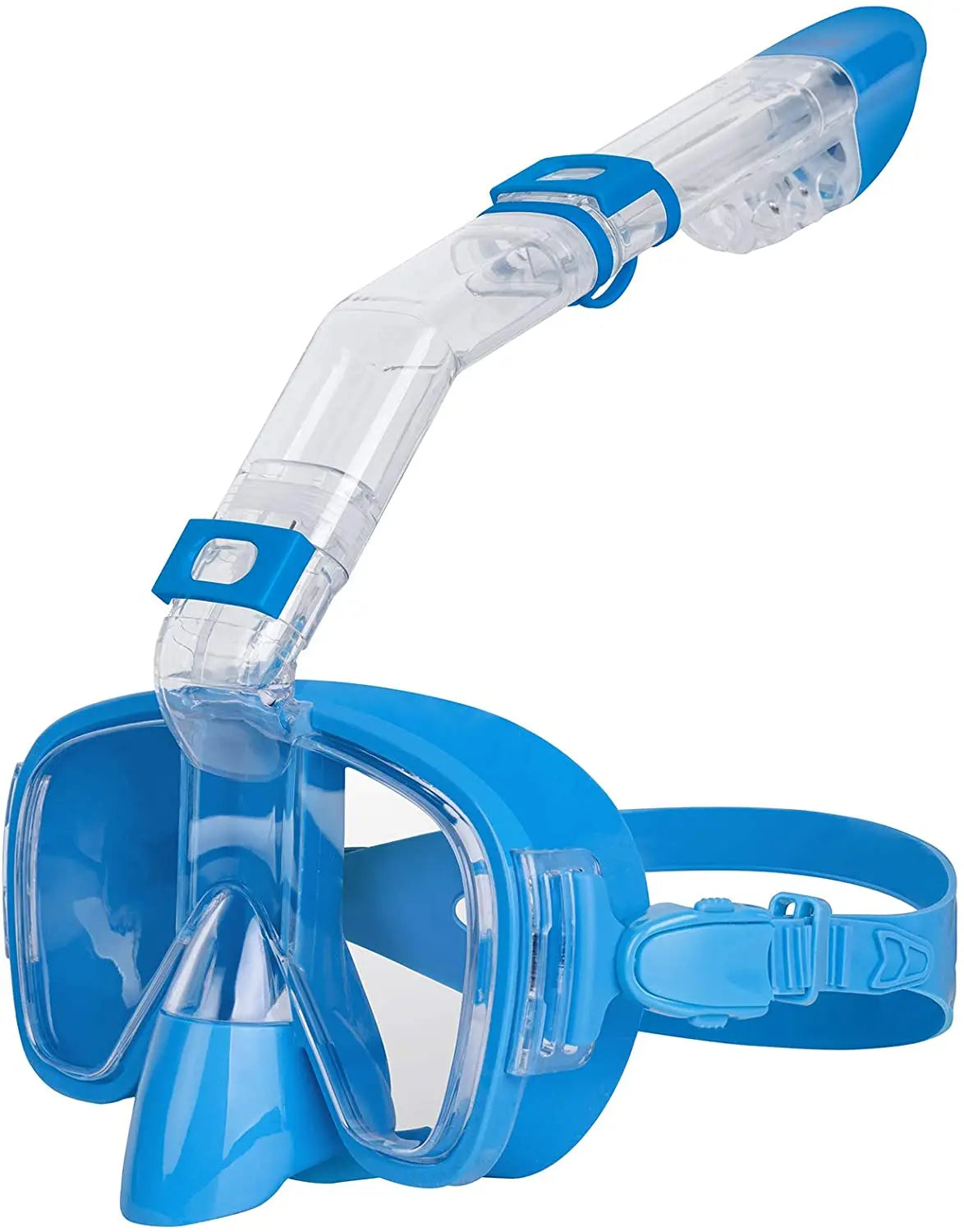 Popular Design Foldable Panoramic Anti Fog Free Breath Diving Snorkel Mask Scuba Snorkeling Gear With Camera Mount