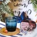 Hxglass Hotel Glass Toothbrush Water Cups Household  Mouthwash Cups Drinking Glass Gifts for Couple