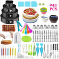 Best Seller Cupcakes Bake Setbaking Sheet With Rack Setbake Ware Set 243 PCS