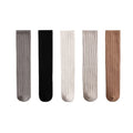 New Korean INS Royal Style Cotton Disposable Breathable Eco-Friendly Dress Stockings Girls Knitted Knee High Bowknot Crew Length