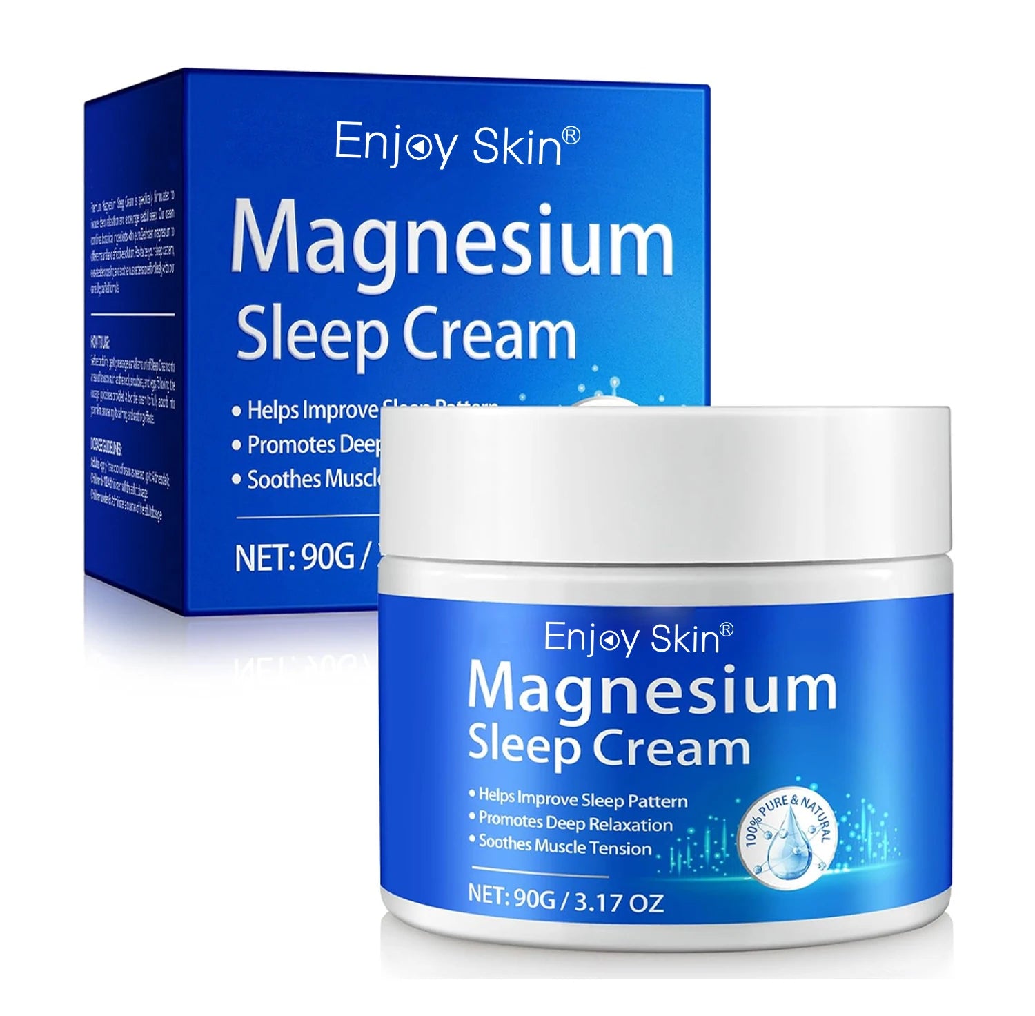 Korean Private Label Improve Sleep Promotes Deep Relaxation Soothes Muscle Tension Magnesium Sleep Cream