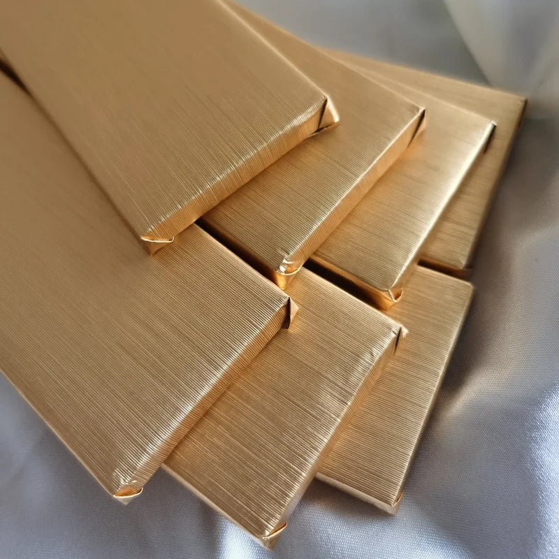 20x20 cm Gold Pink Chocolate Candy Wrappers Aluminium Foil Paper Wrapping Sheets for Chocolate Bar