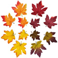 Dropshipping  Artificial Fall Maple Leaves Real-touch Autumn Leaf for Thanksgiving Wedding Party Wreath Decoration