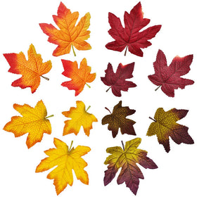 Dropshipping Artificial Fall Maple Leaves Real-touch Autumn Leaf for Thanksgiving Wedding Party Wreath Decoration
