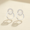 Wholesale Aaa Cubic Zirconia Fashion Jewelry S925 Sterling Silver Plated Round Studs Earring Women Jewellery