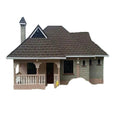 Modern Green Metal Stone Coated Zinc Roof Tiles Euro Style Plain Roofing Sheets 1 Year Warranty Hotels South Africa WANER Brand