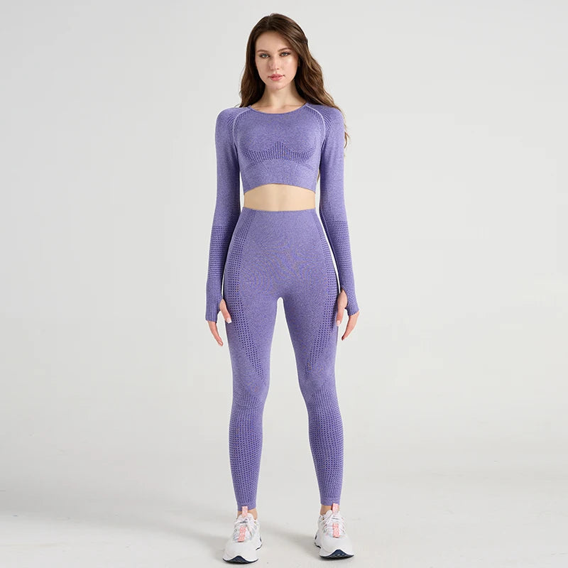 5PCS Sportswear Seamless Yoga Set Workout Gym Set Women Clothing