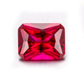 Octangle Lab Grown Corundum Pulled-method Ruby Stone Lab Created Ruby