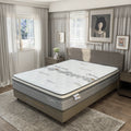 Luxury Wool Fabric Zones  Pocket Spring Mattress Vacuum Roll up in a Box Wholesale 10 Inch and 12 Inch Colchones