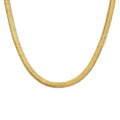Chris April Fashion Jewelry PVD Gold Plated 316L Stainless Steel Snake Chain Choker Necklace for Women
