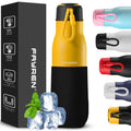Fayren 304 Stainless Steel Double Wall Vacuum Flask Thermal Insulated 350ML/500ML/750ML Outdoor Sports Water Bottle