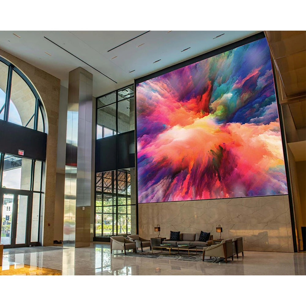 RAYBO New Arrival High Surface Resolution 4K 8K Protection IP54 P0.6 P0.9 COB LED Screen P0.9 COB LED Display