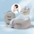 Soft Lightweight Memory Foam Travel Pillow for Neck and Shoulder Support Portable Car and Airplane Use Travel Pillow