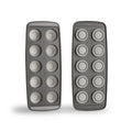 BPA-Free 10-Count Ice Cube Trays Eco-Friendly Plastic Easy Release and Stackable for Cocktail Freezer Flexible Ice Tray