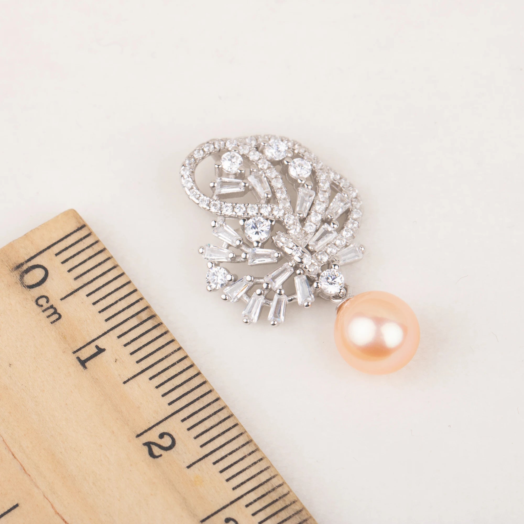 P060692 DIY 7-9mm Natural Freshwater Pearl Pendant Accessory 925 Sterling Silver Engagement Jewelry Necklace for Women