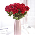 Artificial 1 Bunch French Rose Floral Bouquet Fake Flower Arrange Table Daisy Wedding Flowers Decor Party Accessory Flowers