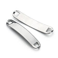 Cheap Accessory Connectors Stainless Steel Blank Bracelets Findings for Making Jewelry