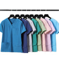 Wholesale High Elastic Breathable Hospital Nurse Scrubs Suits Custom logo 4 Way Stretch Medical Nurse Scrubs Top Pants Uniform