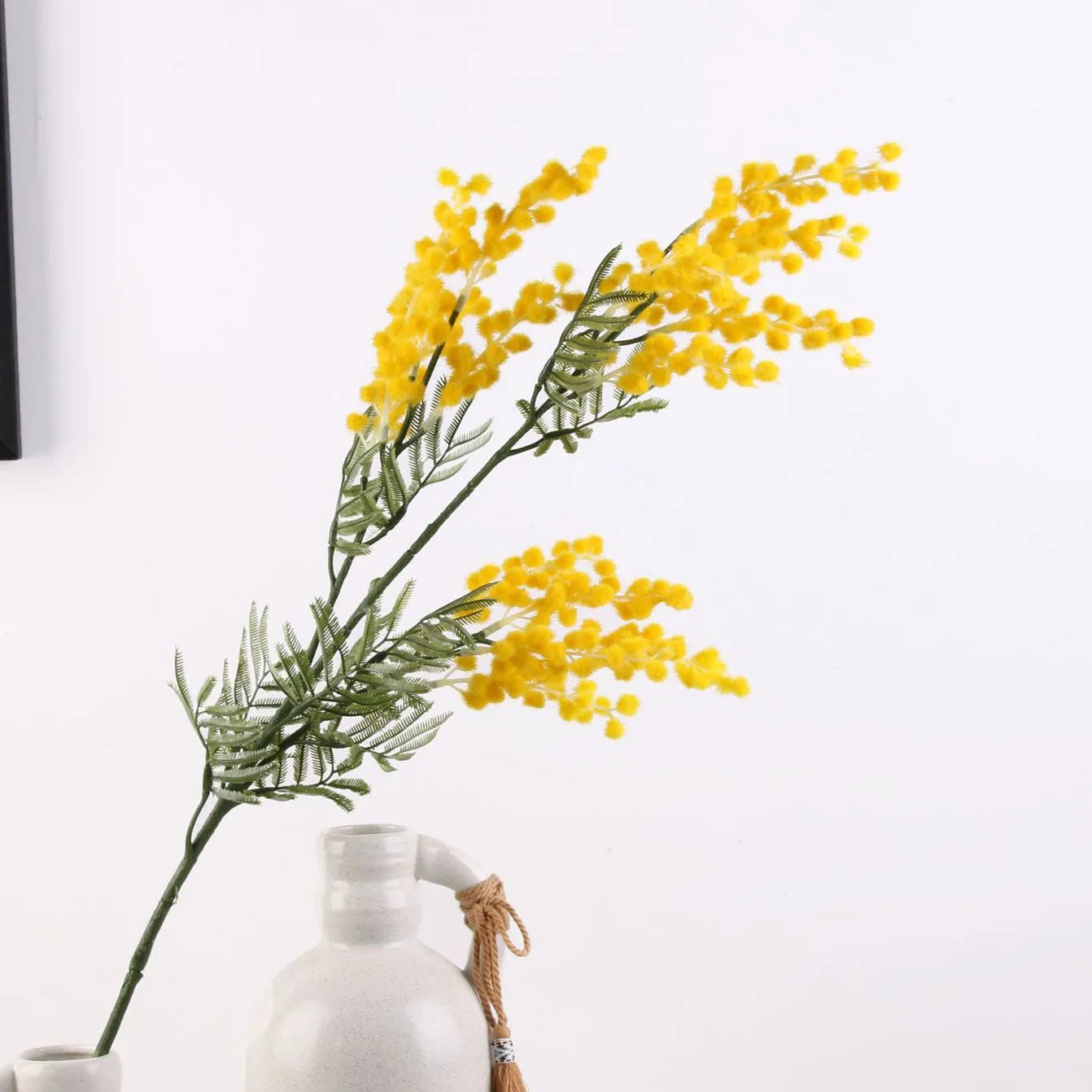 GW001 Artificial Acacia Farnesiana Golden Wattle for Home Decoration