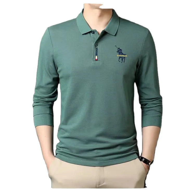 New Design Men's Long Sleeved Shirt Autumn Real Estate Shirt Office Workwear Custom logo Professional Dress Shirt