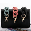 Acrylic Chain Resin Bag Chain Fish Bone Handmade Shoulder Bag with Hanging Neck Chain Jewelry Accessories