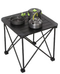Portable Aluminum Outdoor Barbecue Table for Camping Picnics Easy Folding and Charcoal Fuel Usage