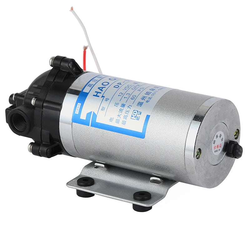 Factory Outlet DP-60 Portable Water Pump High Pressure 5L/Min Electric Diaphragm Self-Suction 60 Psi for House Cleaning