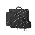 Evercredit Lightweight Nylon Duffle Bag Luggage Packing Organizer 4-Piece Set Zipper Closure OEM Fashionable Travel Accessories