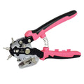 YUHANG Customizable Multi-Function Steel Leather Hole Puncher DIY Tools for Leather Belt Cardboard Plastic Metric Supported