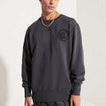 OME Silk Screen Printed Letters Sweater Shirt Embroidery Round Neck Sweater Shirt pullover sweater
