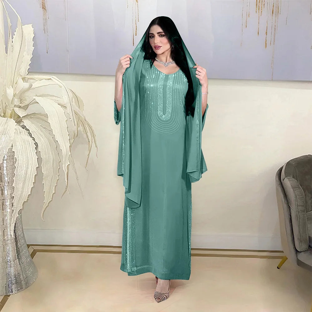 Latest Fashion Floral Abaya Djellaba Femme Muslim New Dresses for Women Jalabiya 2023