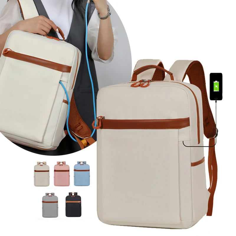 Hot Sale Luxury Travel Backpack Unisex Large Capacity Waterproof USB Charging Zipper Closure Expanding Luggage