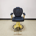 Kisen Hairdressing Salon Chair Hair Barbershop Special Luxury Men's Barber Chair Can Lift and Rotate Retro Oil Head Chairs
